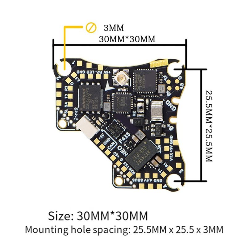 FBIL-F435 NEO 1S AIO Flight Co - Drone Flight Controller 评论和价格